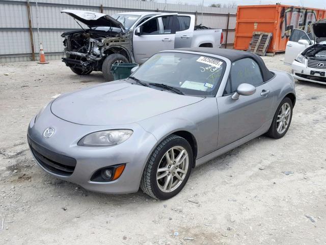 JM1NC2JF1C0225902 - 2012 MAZDA MX-5 MIATA SILVER photo 2