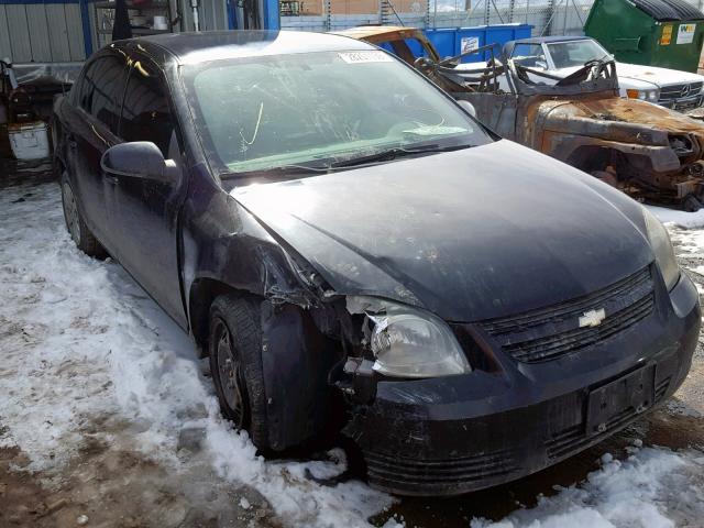 1G1AT58H097172285 - 2009 CHEVROLET COBALT LT BLACK photo 1