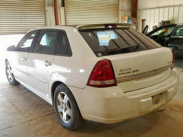 1G1ZU648X5F107147 - 2005 CHEVROLET MALIBU MAX 白色 照片 3