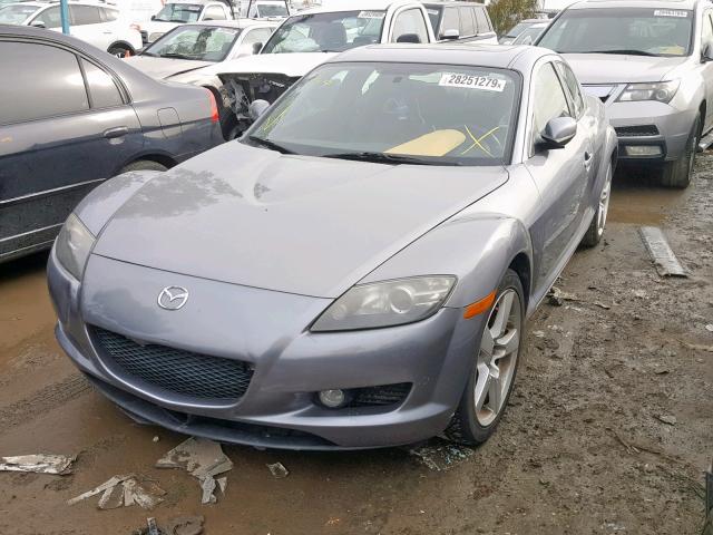 JM1FE173940102064 - 2004 MAZDA RX8 GRAY photo 2