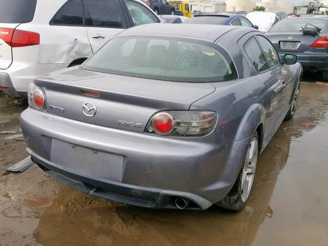 JM1FE173940102064 - 2004 MAZDA RX8 GRAY photo 4