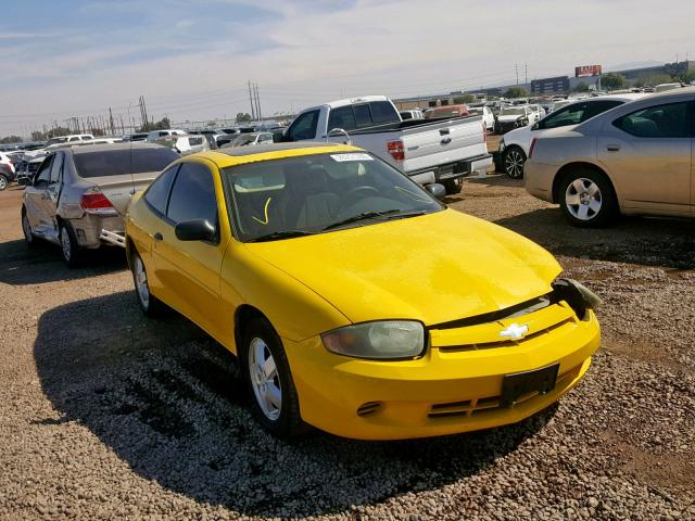 1G1JF12F147216956 - 2004 CHEVROLET CAVALIER L YELLOW photo 1