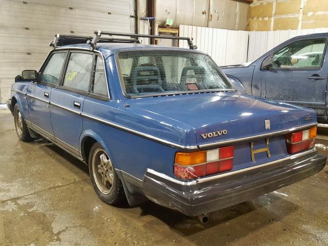 YV1AA8842M1446698 - 1991 VOLVO 240 BLUE photo 3