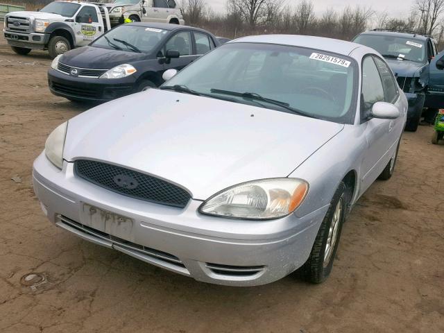 1FAFP56SX5A165881 - 2005 FORD TAURUS SEL SILVER photo 2