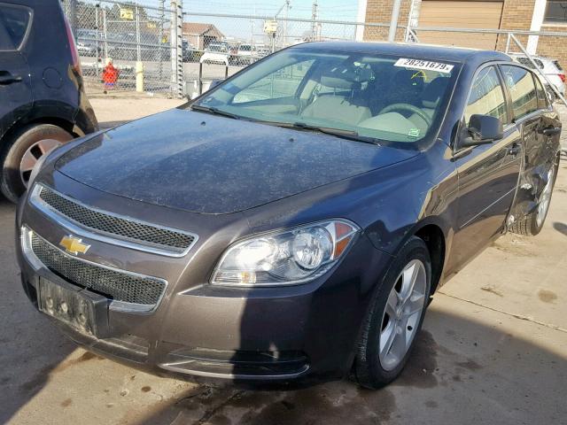 1G1ZB5E13BF276729 - 2011 CHEVROLET MALIBU LS GRAY photo 2
