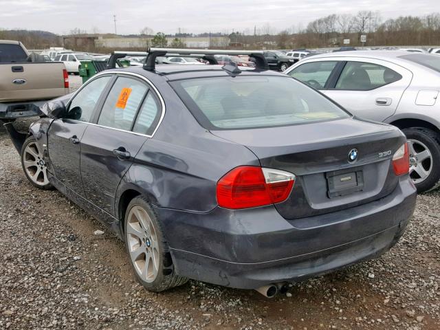 WBAVB335X6KR75589 - 2006 BMW 330 I GRAY photo 3