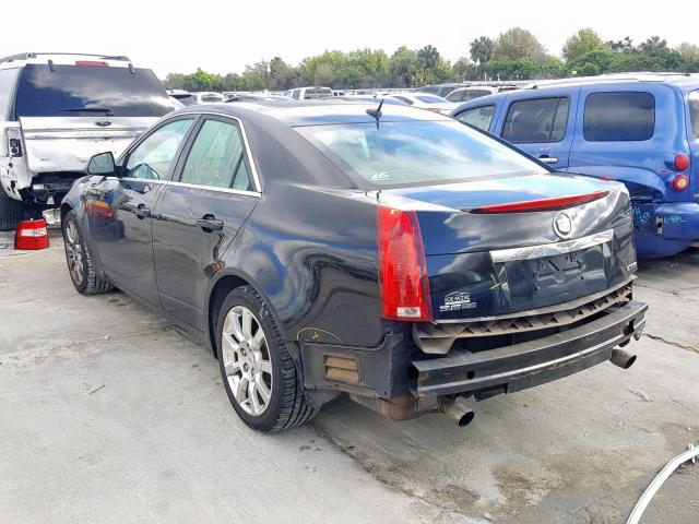 1G6DV57V180133284 - 2008 CADILLAC CTS HI FEA BLACK photo 3