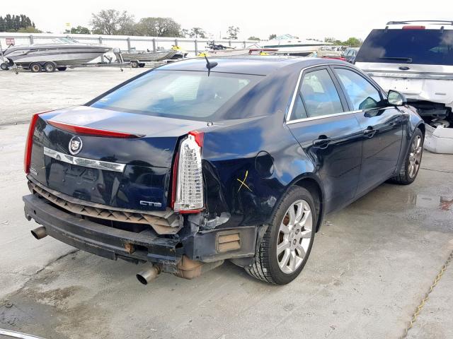 1G6DV57V180133284 - 2008 CADILLAC CTS HI FEA BLACK photo 4