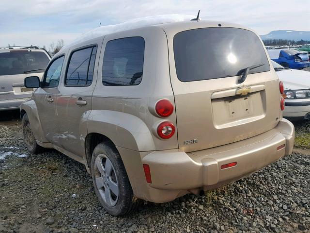 3GNDA13D38S592251 - 2008 CHEVROLET HHR LS Marrón foto 3