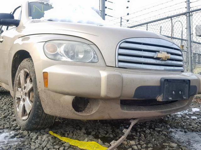 3GNDA13D38S592251 - 2008 CHEVROLET HHR LS Marrón foto 9