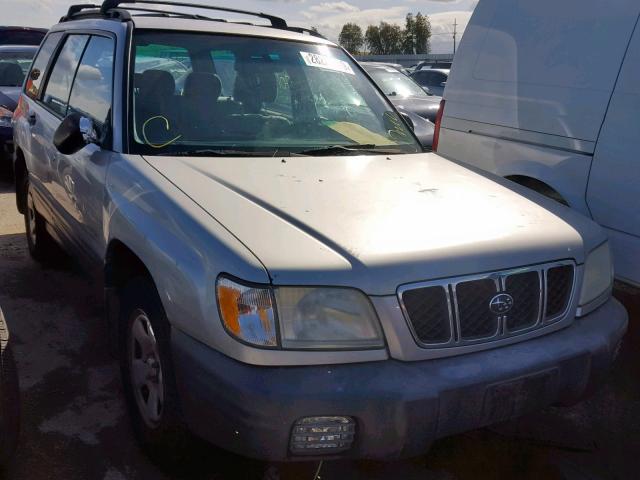 JF1SF63521H730471 - 2001 SUBARU FORESTER L SILVER photo 1