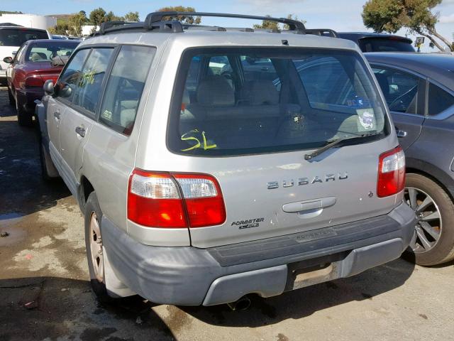 JF1SF63521H730471 - 2001 SUBARU FORESTER L SILVER photo 3