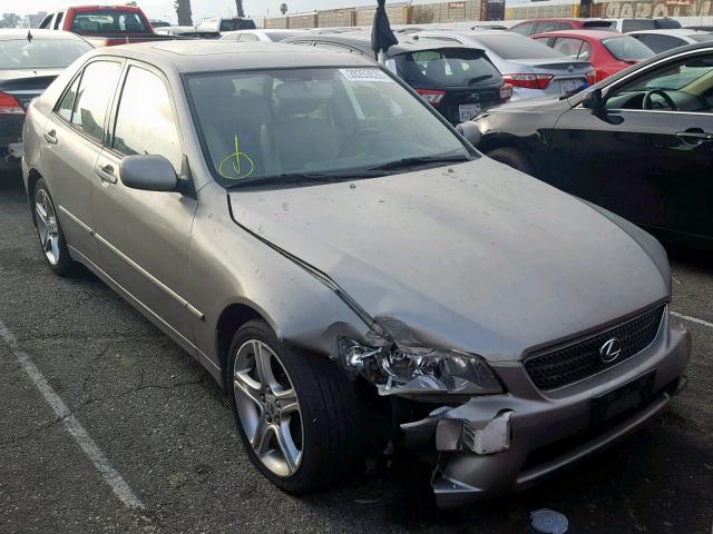 JTHBD192340082026 - 2004 LEXUS IS 300 GRAY photo 1