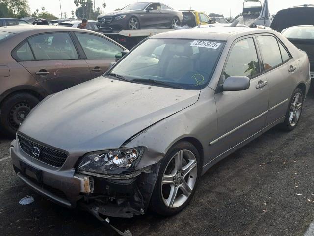 JTHBD192340082026 - 2004 LEXUS IS 300 GRAY photo 2