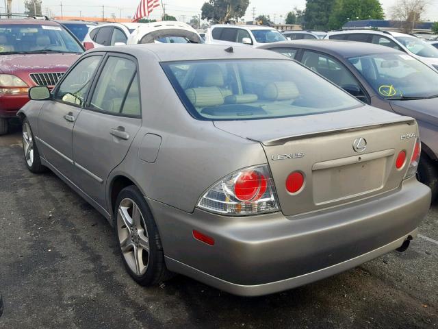 JTHBD192340082026 - 2004 LEXUS IS 300 GRAY photo 3