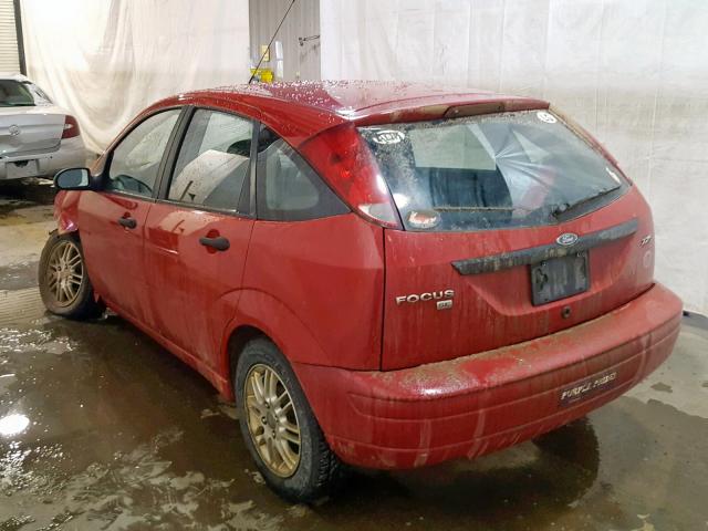 3FAFP37N75R105222 - 2005 FORD FOCUS ZX5 RED photo 3