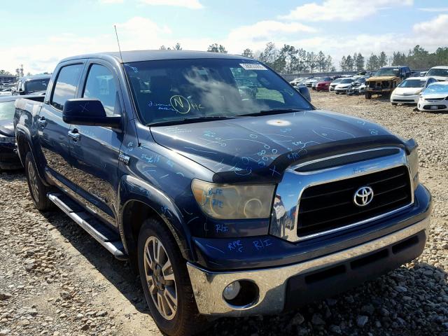 5TBEV54127S453589 - 2007 TOYOTA TUNDRA CRE BLUE photo 1