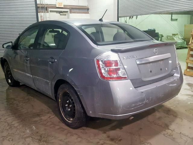 3N1AB6AP7CL711721 - 2012 NISSAN SENTRA 2.0 GRAY photo 3