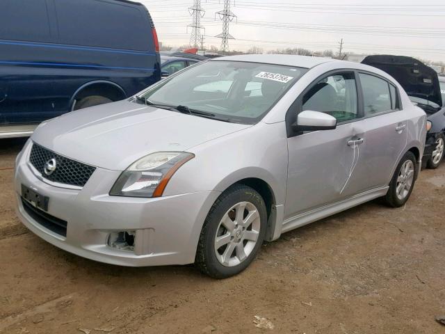 3N1AB6AP9AL656038 - 2010 NISSAN SENTRA 2.0 SILVER photo 2