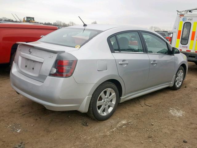 3N1AB6AP9AL656038 - 2010 NISSAN SENTRA 2.0 SILVER photo 4