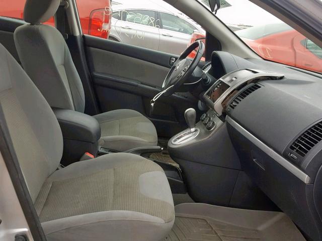 3N1AB6AP9AL656038 - 2010 NISSAN SENTRA 2.0 SILVER photo 5