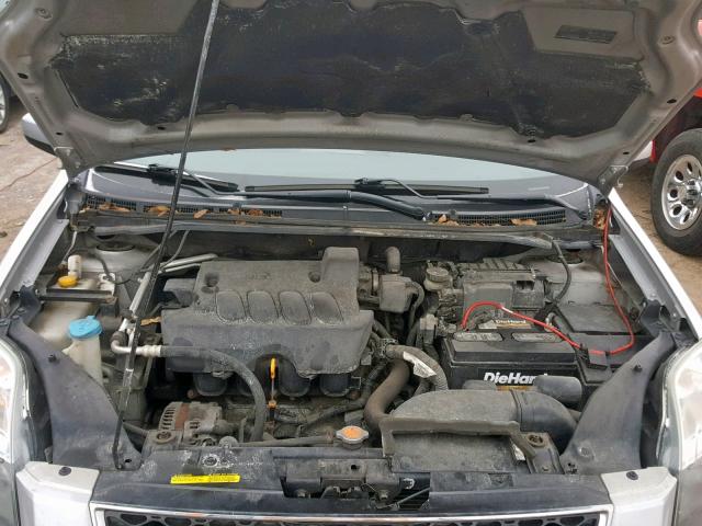 3N1AB6AP9AL656038 - 2010 NISSAN SENTRA 2.0 SILVER photo 7