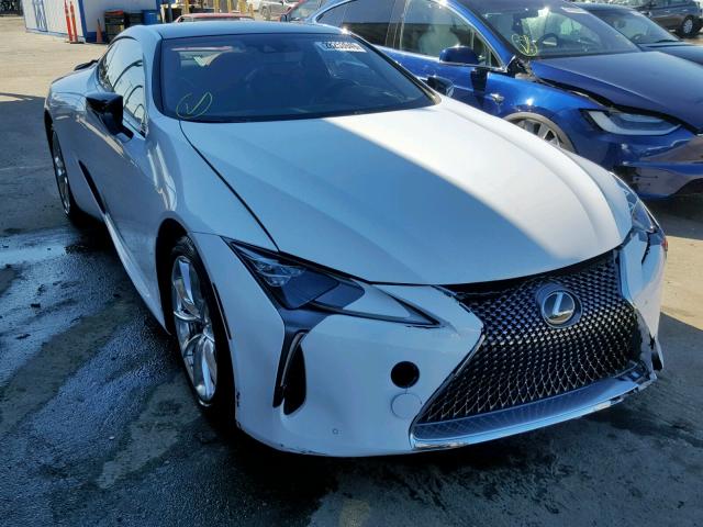 JTHHP5AY9JA003327 - 2018 LEXUS LC 500 WHITE photo 1