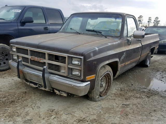 1GTCC14H5EJ515927 - 1984 GMC C1500 BROWN photo 2