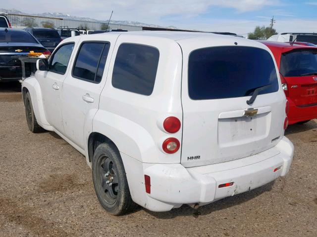 3GNBABFW3BS598178 - 2011 CHEVROLET HHR LT WHITE photo 3