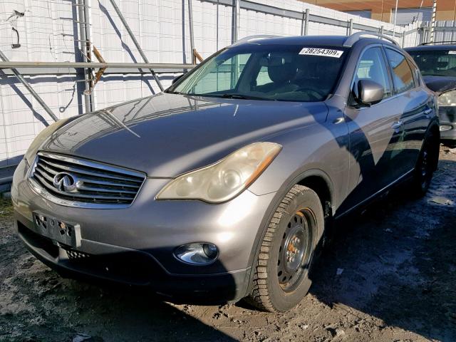 JNKAJ09F78M356215 - 2008 INFINITI EX35 BASE GRAY photo 2