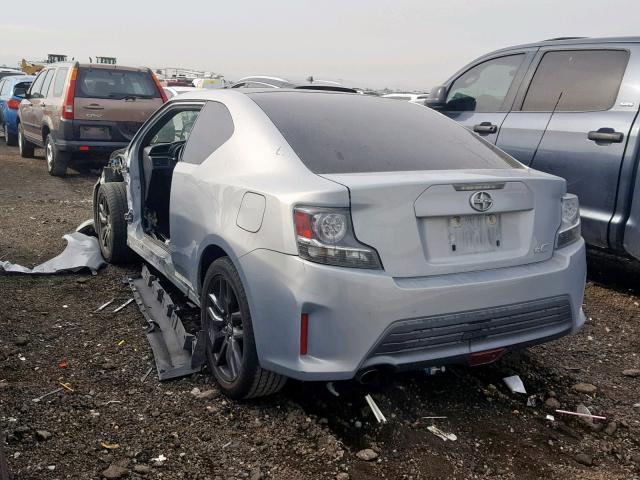 JTKJF5C78E3071759 - 2014 TOYOTA SCION TC SILVER photo 3