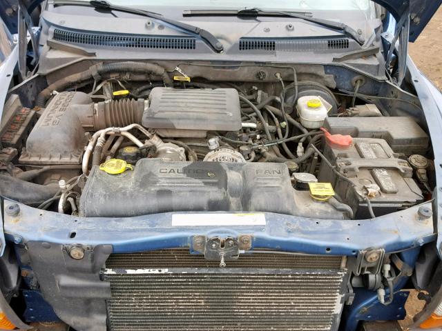 1D4HS38N63F526149 - 2003 DODGE DURANGO SP BLUE photo 7