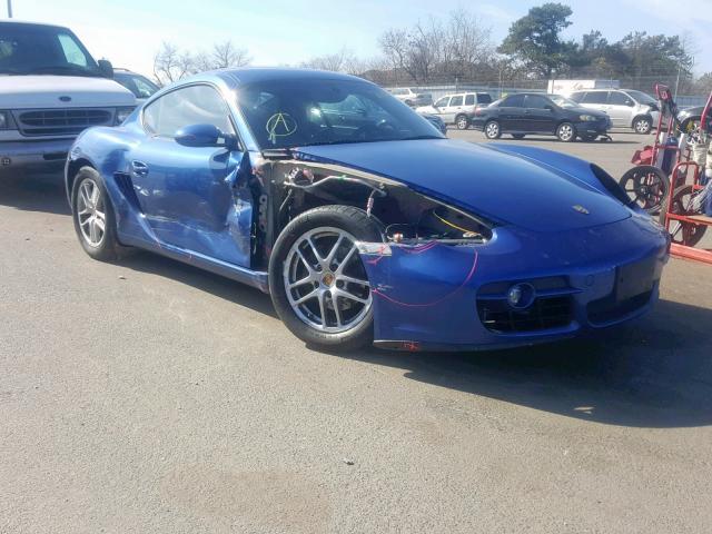 WP0AA29877U763447 - 2007 PORSCHE CAYMAN S BLUE photo 1