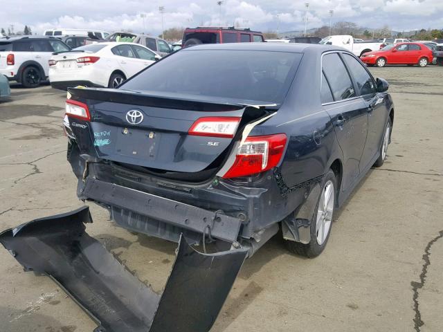 4T1BF1FK6CU608636 - 2012 TOYOTA CAMRY BASE GREEN photo 4