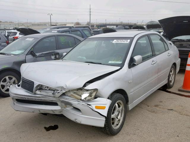 JA3AJ86E63U096957 - 2003 MITSUBISHI LANCER OZ SILVER photo 2