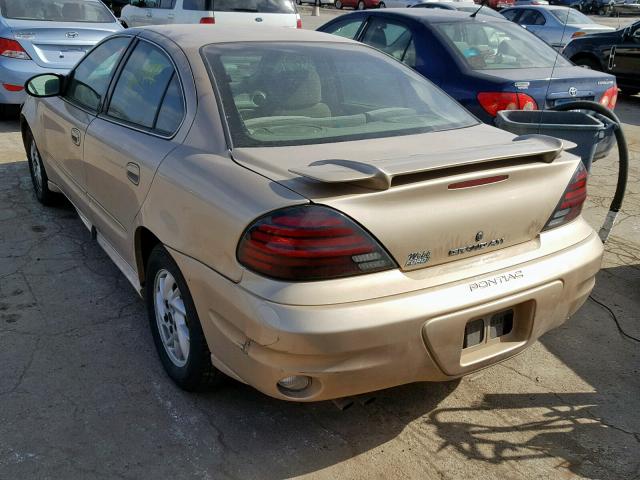 1G2NF52E14M500780 - 2004 PONTIAC GRAND AM S GOLD photo 3