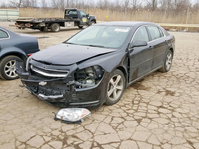 1G1ZC5E11BF287919 - 2011 CHEVROLET MALIBU 1LT 黑色 照片 2