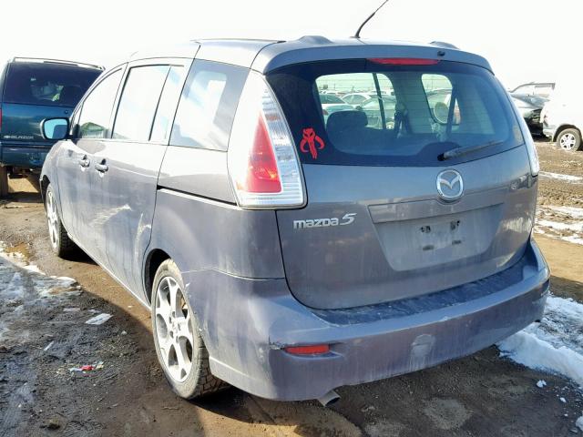 JM1CR2WL3A0366942 - 2010 MAZDA 5 GRAY photo 3