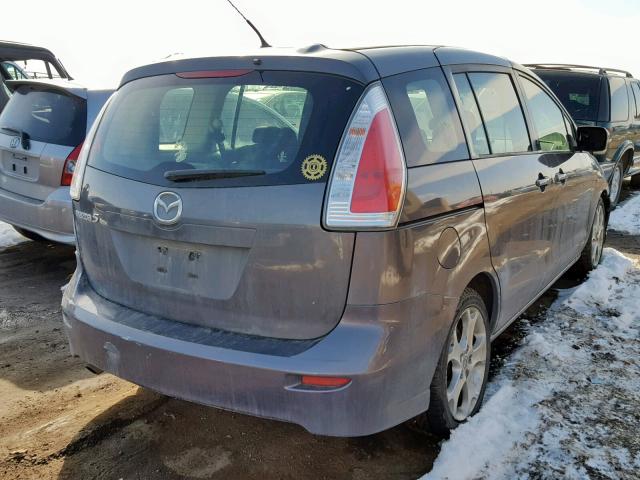 JM1CR2WL3A0366942 - 2010 MAZDA 5 GRAY photo 4