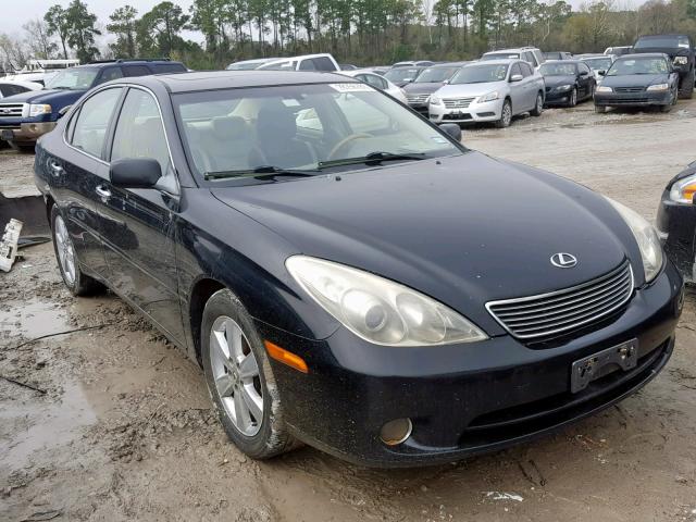 JTHBA30G355065227 - 2005 LEXUS ES 330 BLACK photo 1