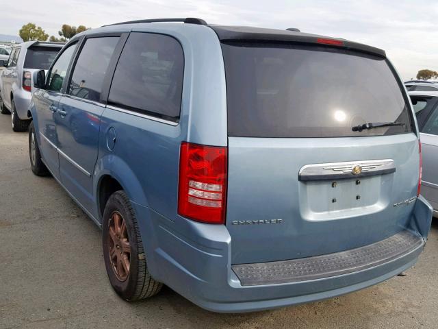 2A4RR5D19AR285392 - 2010 CHRYSLER TOWN & COU BLUE photo 3