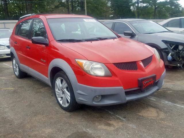 5Y2SN64L03Z421623 - 2003 PONTIAC VIBE GT RED photo 1