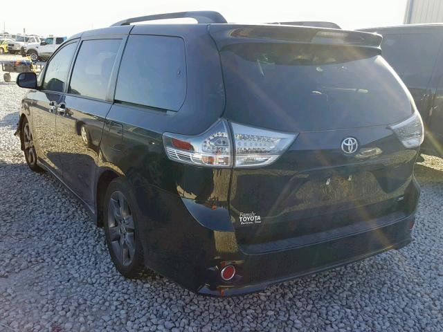 5TDXK3DC8FS654040 - 2015 TOYOTA SIENNA SPO BLACK photo 3