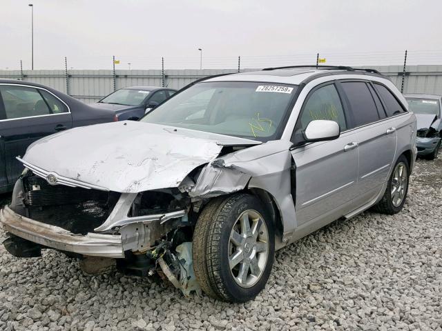 2A8GF78446R619754 - 2006 CHRYSLER PACIFICA L SILVER photo 2
