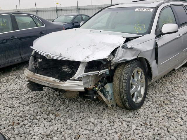 2A8GF78446R619754 - 2006 CHRYSLER PACIFICA L SILVER photo 9