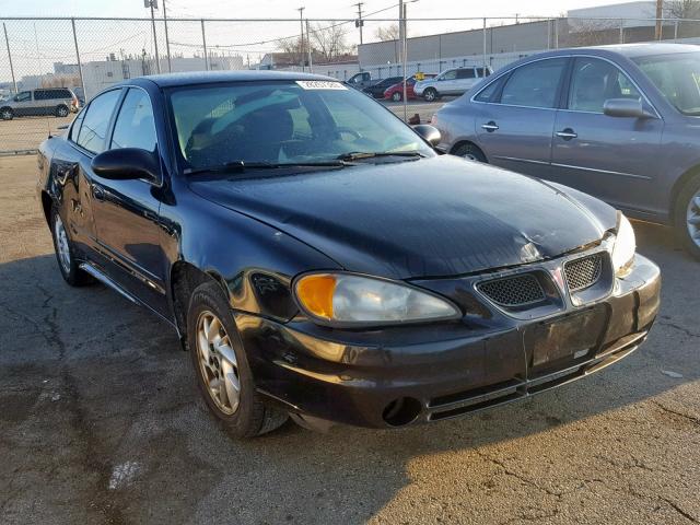 1G2NE52F54M634414 - 2004 PONTIAC GRAND AM S BLACK photo 1