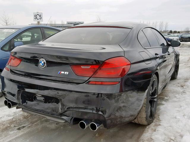 WBS6E9C5XJG808235 - 2018 BMW M6 GRAN CO BLACK photo 4