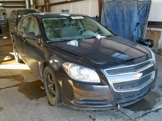 1G1ZB5EU8CF128930 - 2012 CHEVROLET MALIBU LS BLACK photo 1