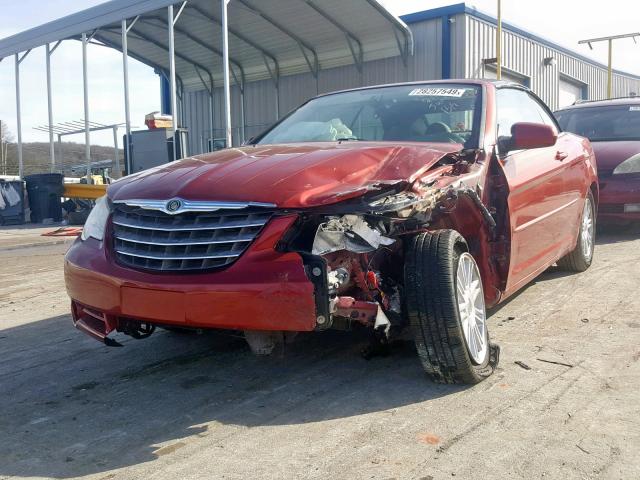 1C3LC55R88N134704 - 2008 CHRYSLER SEBRING TO RED photo 2