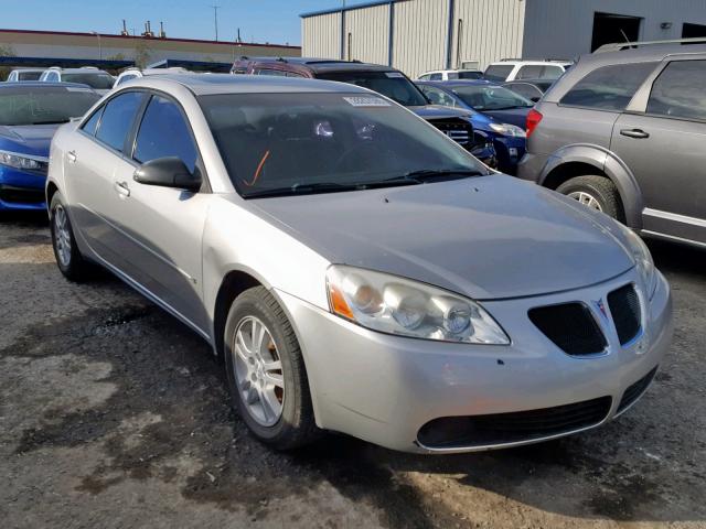 1G2ZF55B064190983 - 2006 PONTIAC G6 SE SILVER photo 1